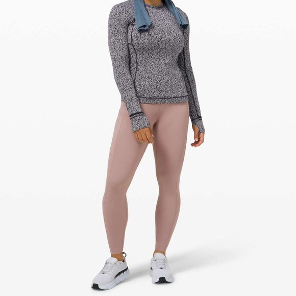 Lululemon Fast and Free High-Rise Tight 25" *Non-Reflective Brushed Nulux Viole - Picture 1 of 8